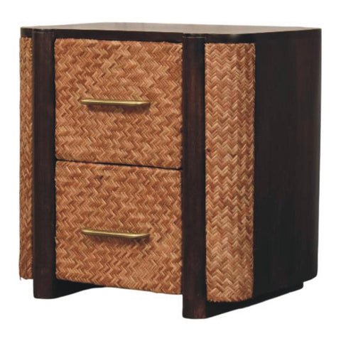 Havana Canefront Chest of Drawers | Rattan Velvet