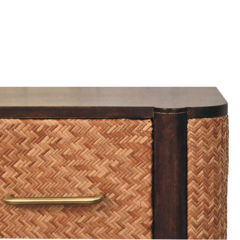Havana Canefront Chest of Drawers | Rattan Velvet