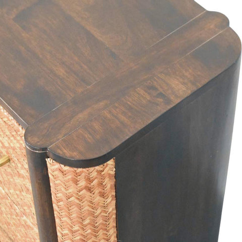 Havana Canefront Chest of Drawers | Rattan Velvet