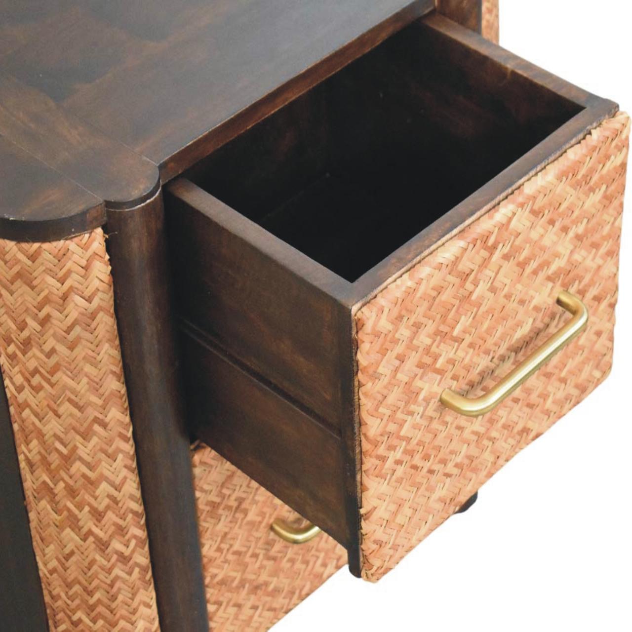 Havana Canefront Chest of Drawers | Rattan Velvet