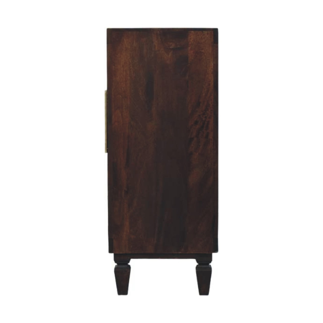 Vesta Textured Chest of Drawers | Brass Velvet Hand-Carved