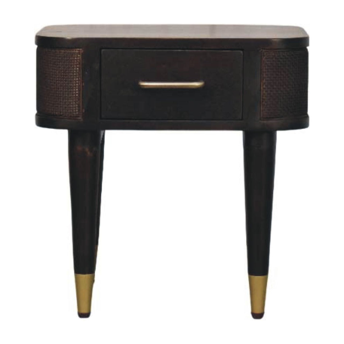 Belmont Bedside Table | Rattan Velvet