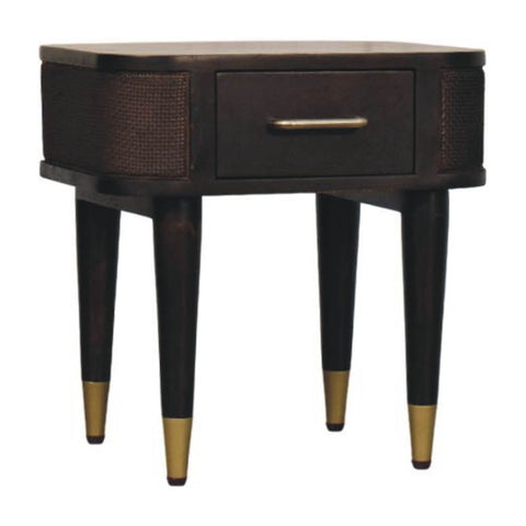 Belmont Bedside Table | Rattan Velvet