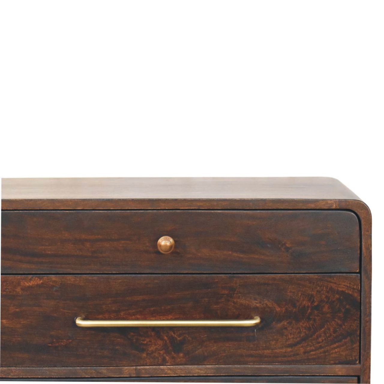 Hudson 8-Drawer Dresser Chest of Drawers | Brass Velvet