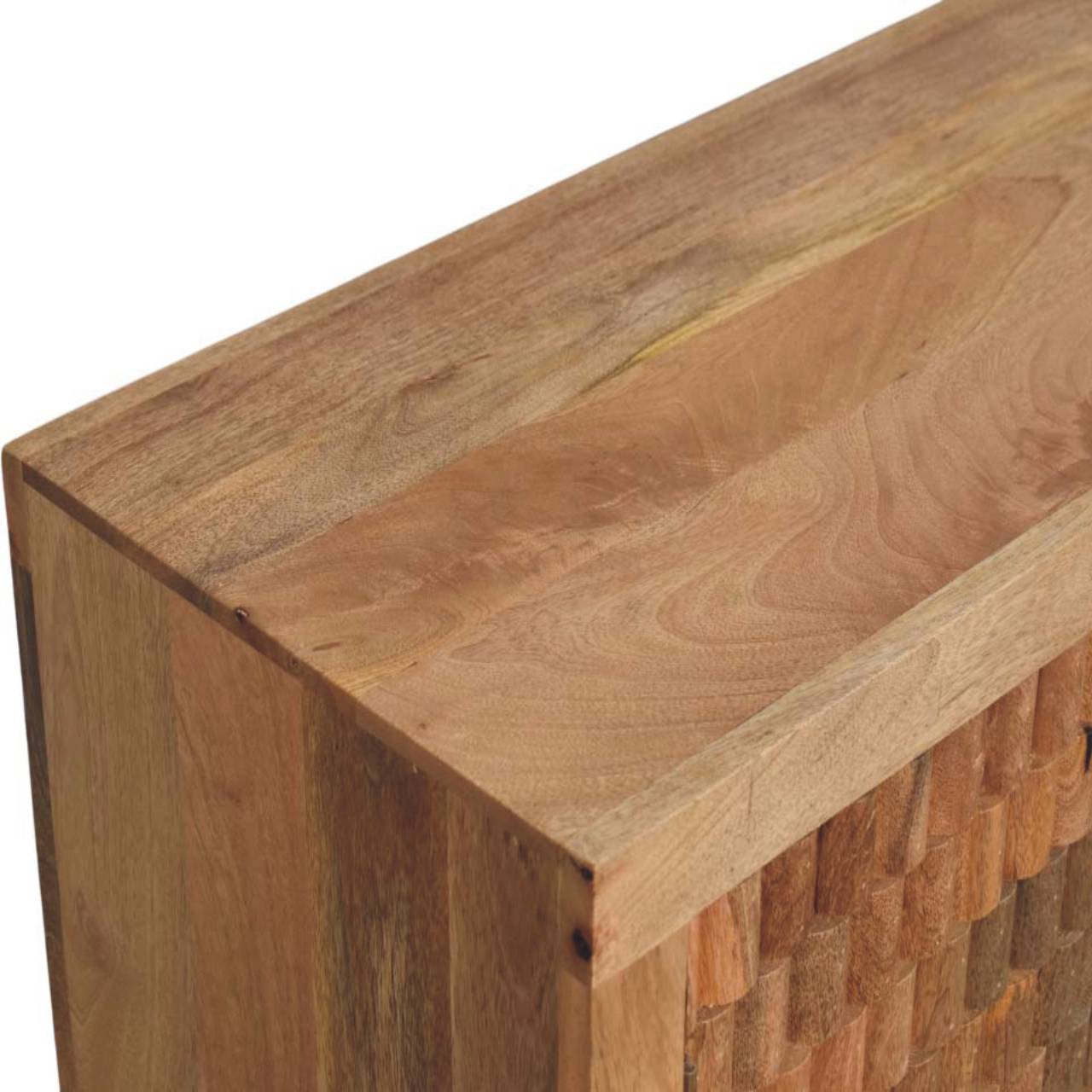 Marbella Chest of Drawers | Brass Solid Mango Wood Hand-Carved