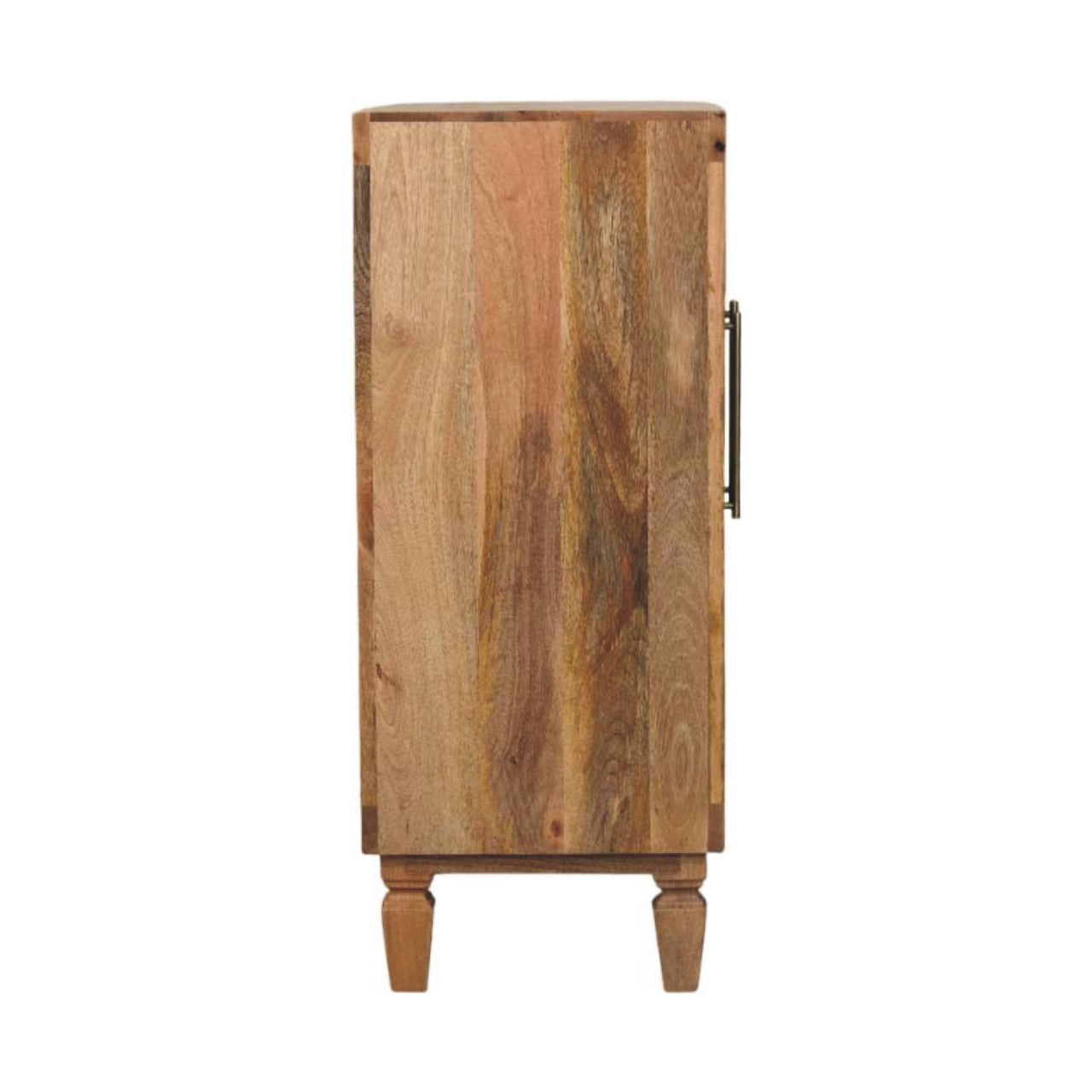 Marbella Chest of Drawers | Brass Solid Mango Wood Hand-Carved