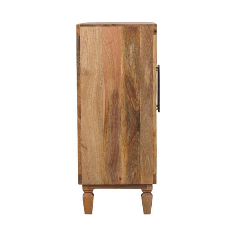 Marbella Chest of Drawers | Brass Solid Mango Wood Hand-Carved