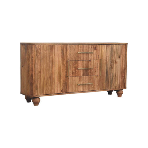 Montara Sideboard Chest of Drawers | Brass Solid Mango Wood