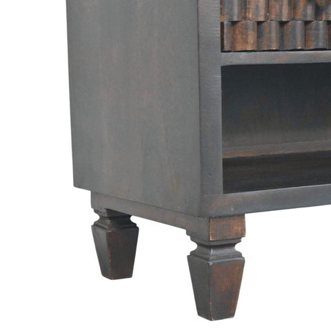 Arno Shoe Storage Unit Storage Bench | Brass Velvet Open Shelf