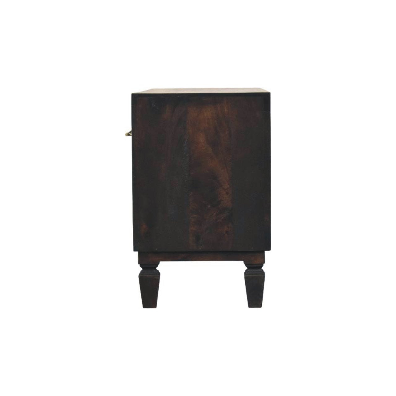 Arno Shoe Storage Unit Storage Bench | Brass Velvet Open Shelf