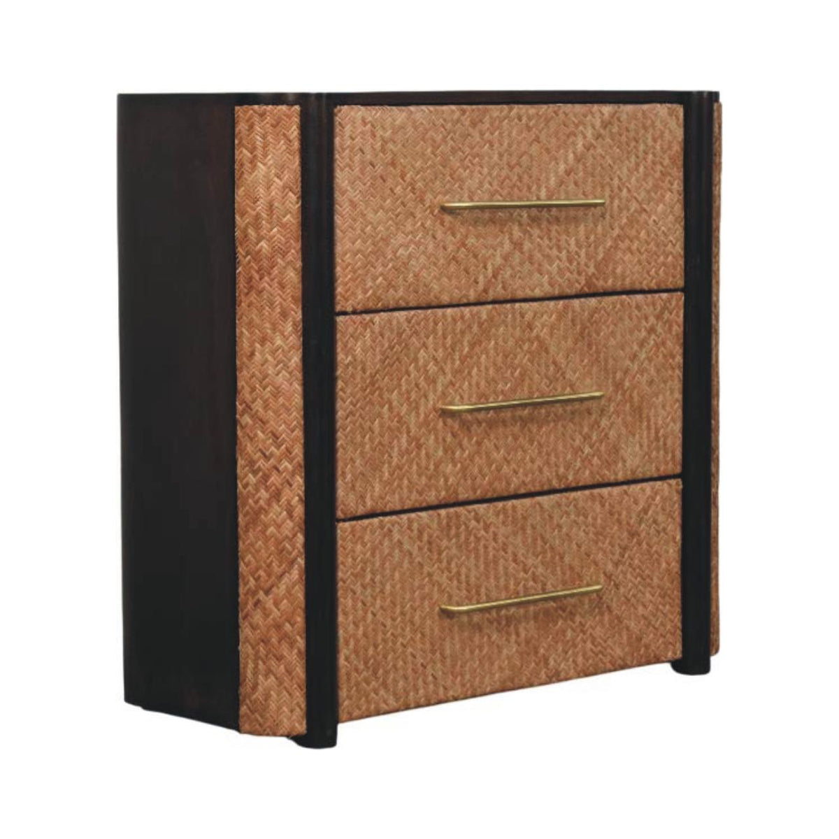 Havana Weave 3-Drawer Chest of Drawers | Rattan