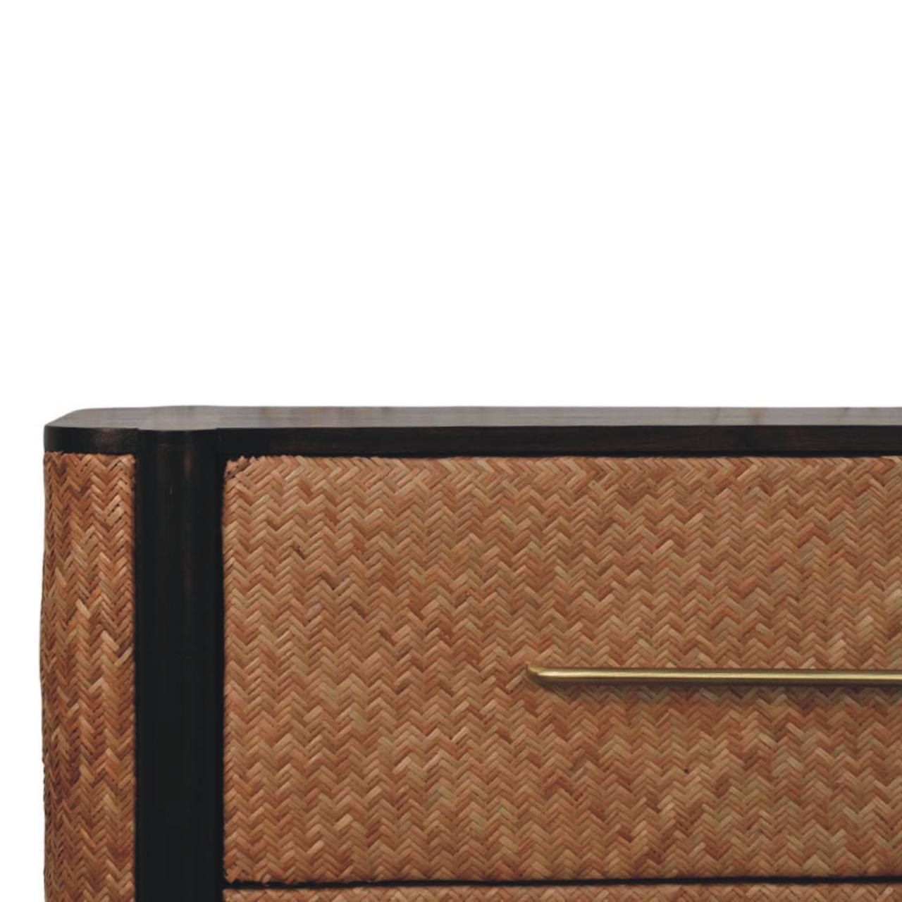Havana Weave 3-Drawer Chest of Drawers | Rattan