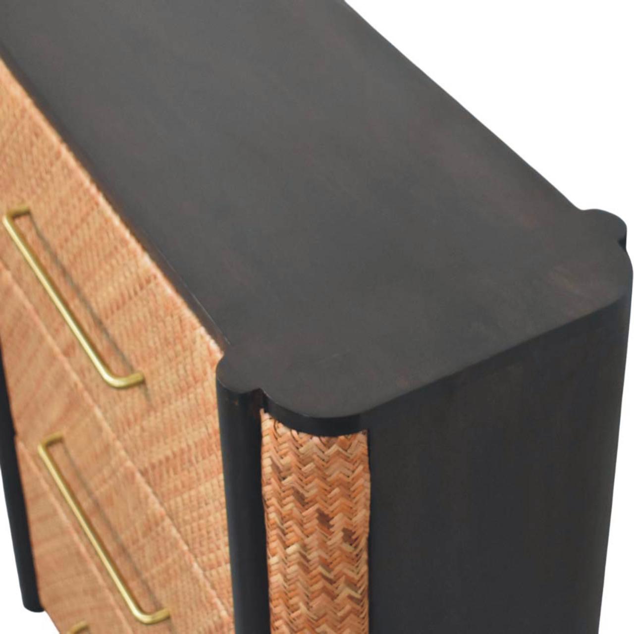 Havana Weave 3-Drawer Chest of Drawers | Rattan