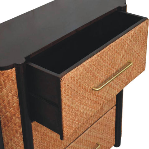 Havana Weave 3-Drawer Chest of Drawers | Rattan