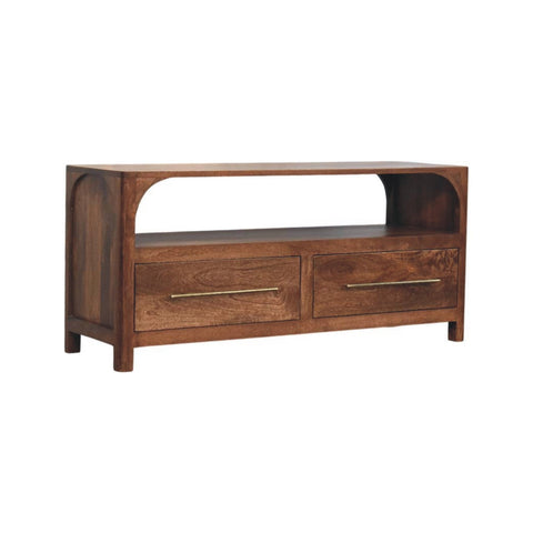 Arc-Line Media Console Table