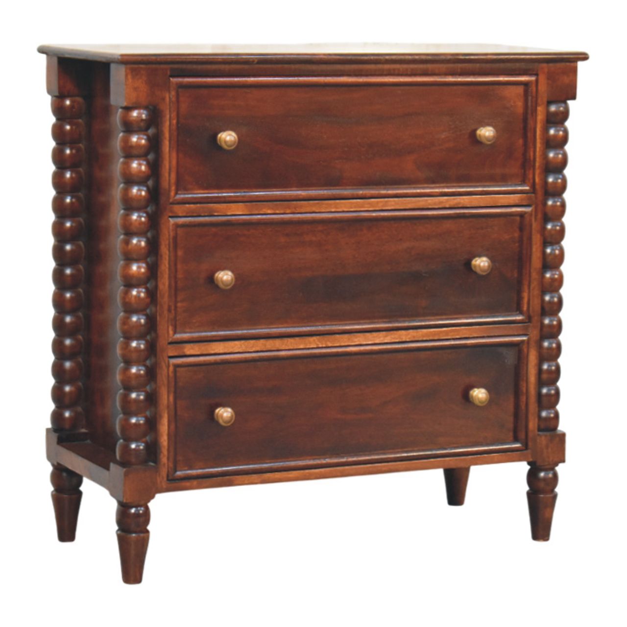 Barclay 3-Drawer Chest of Drawers | Oak Linen