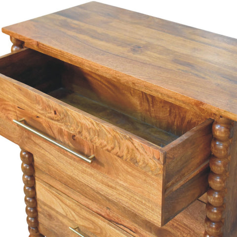 Spindle 3-Drawer Chest of Drawers
