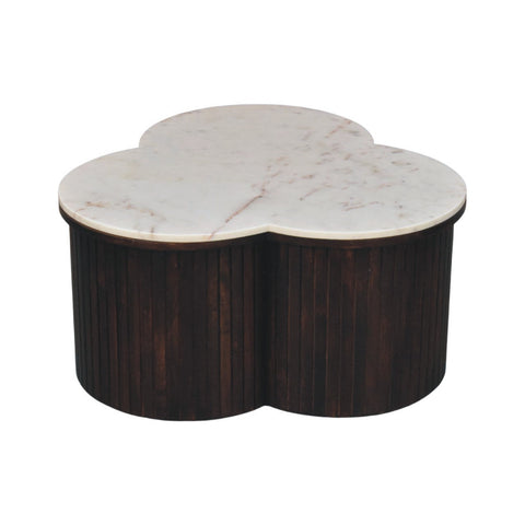 Verona Marble Coffee Table | Marble-Effect Solid Mango Wood
