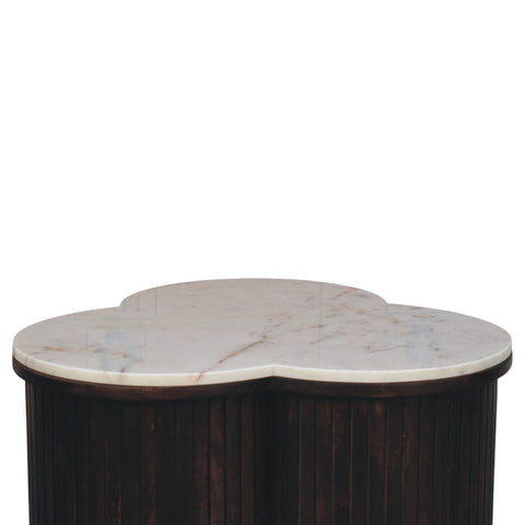 Verona Marble Coffee Table | Marble-Effect Solid Mango Wood