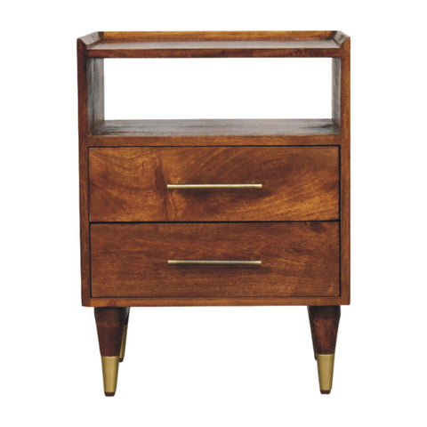 Camden Chestnut Bedside Table