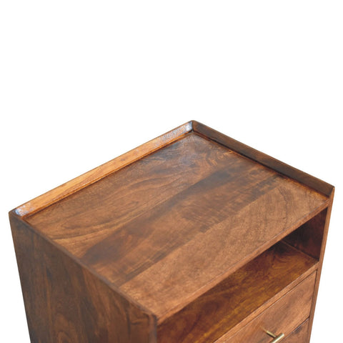 Camden Chestnut Bedside Table