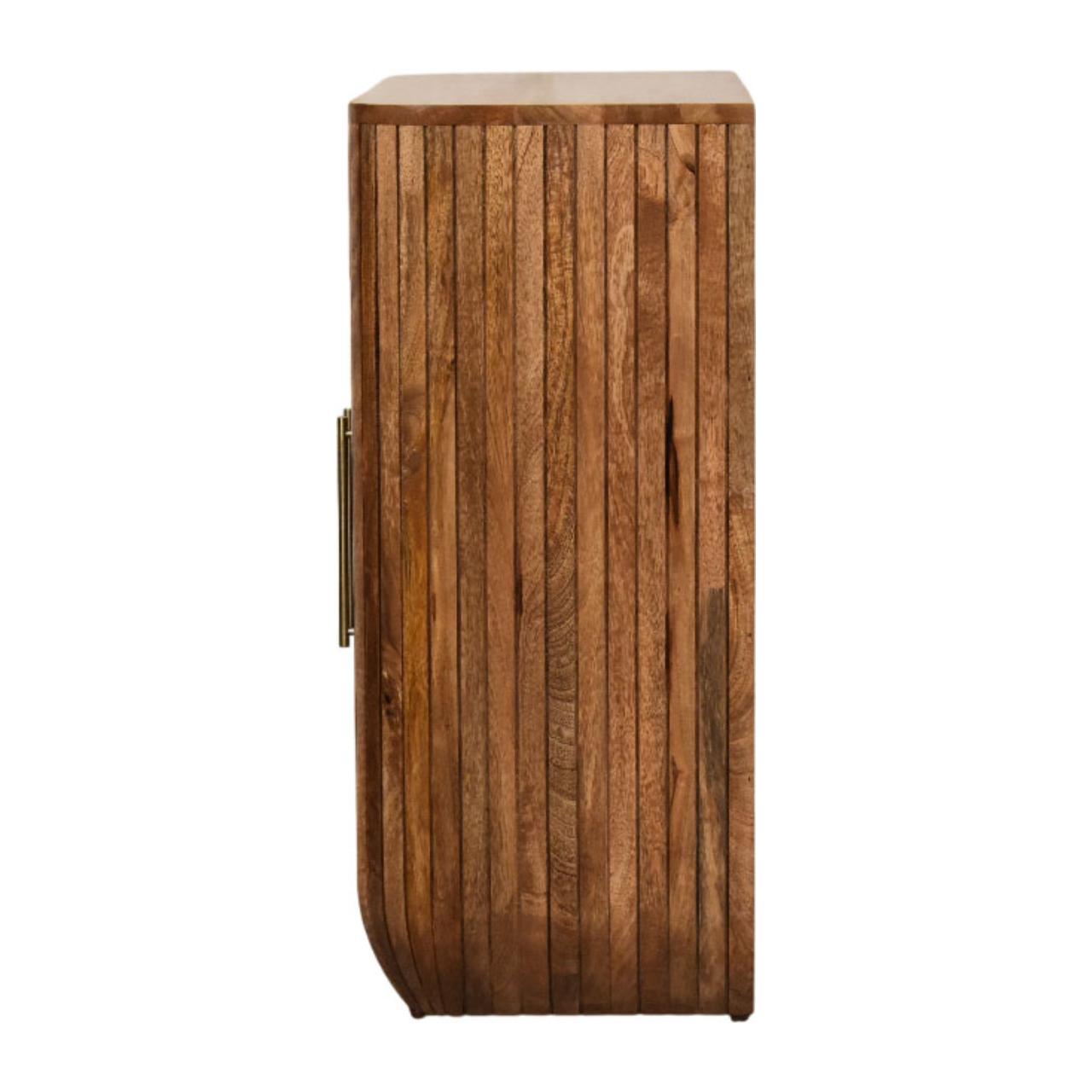 Fluted Curve Chest of Drawers