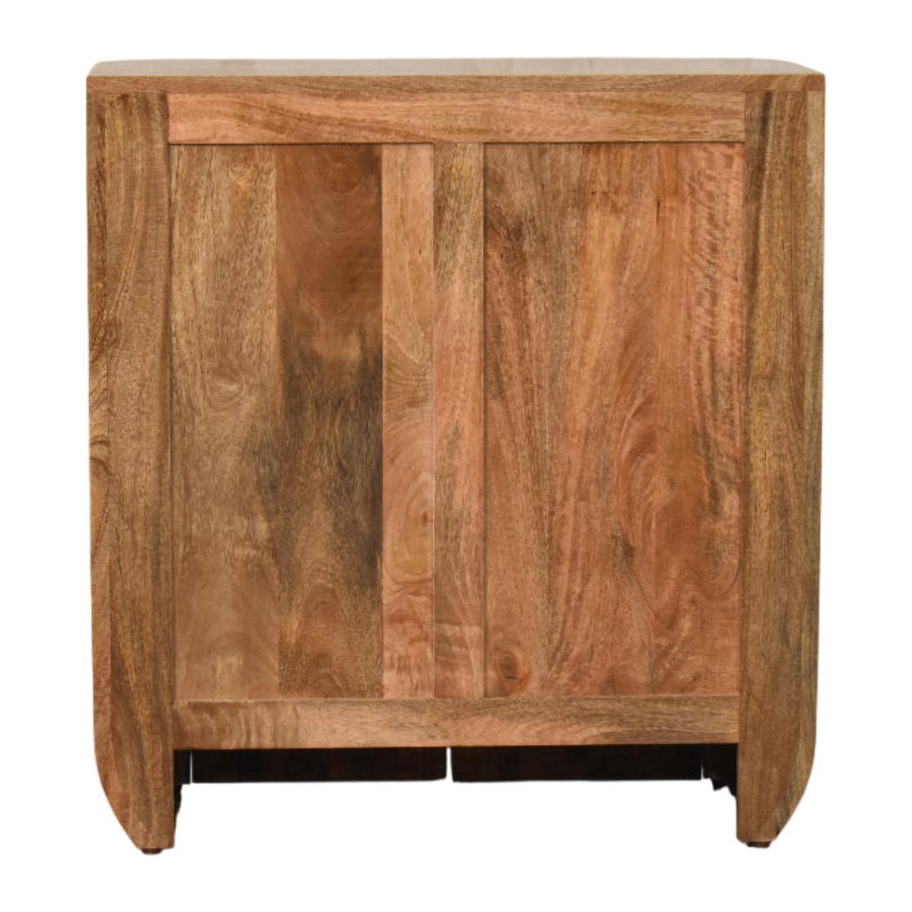 Fluted Curve Chest of Drawers