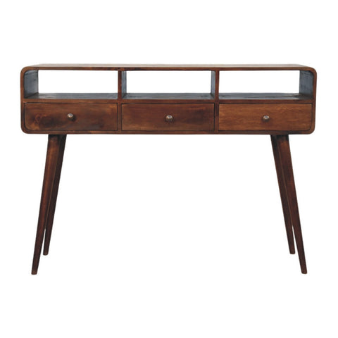 Three Drawer Console Table