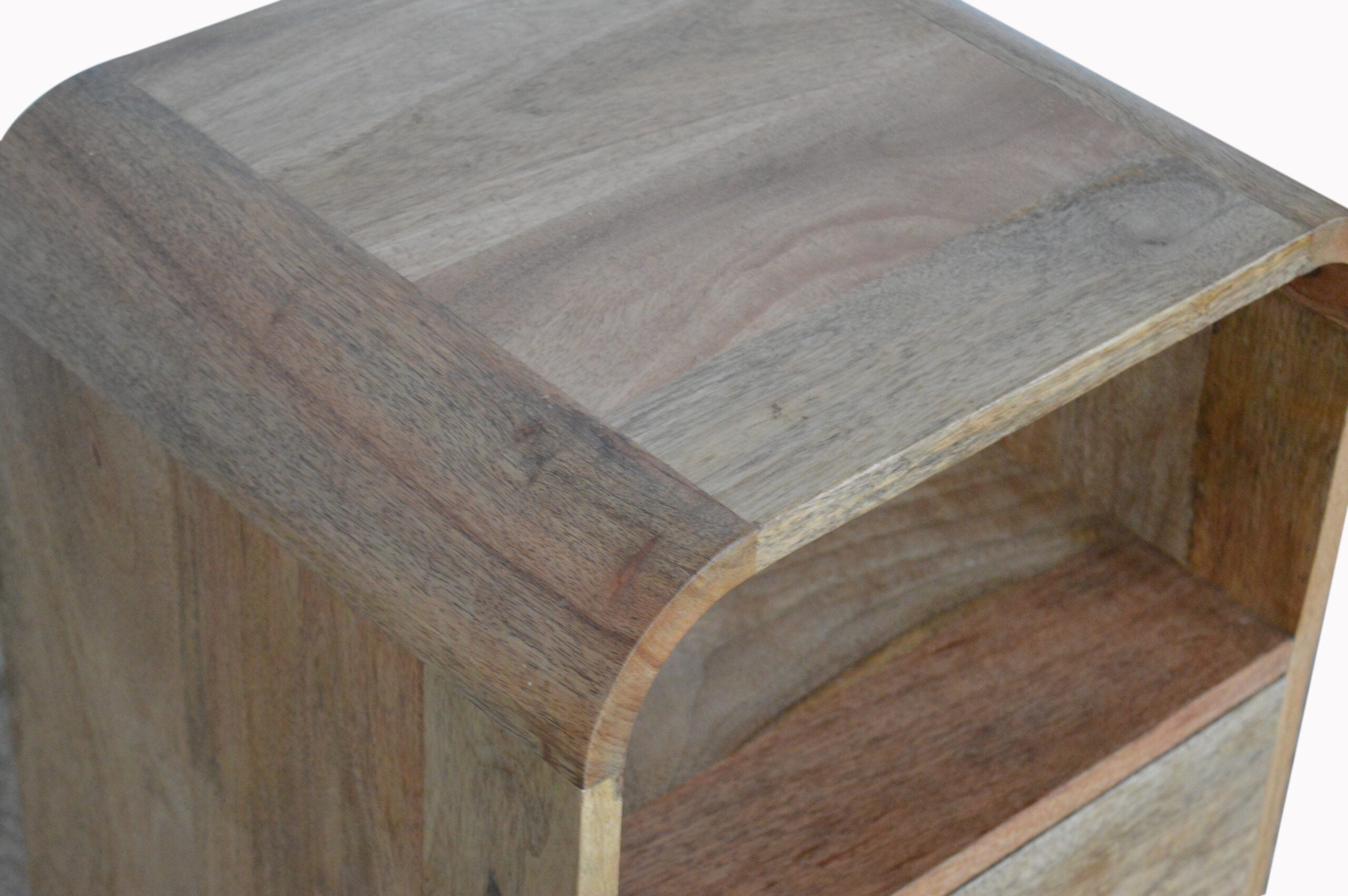 London Bedside Table | Oak Mango Wood