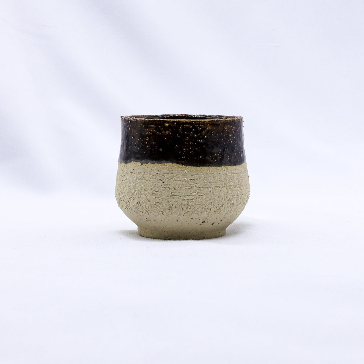 Bruno Tazza Handmade Ceramic Milled Stoneware Cappucino Mug