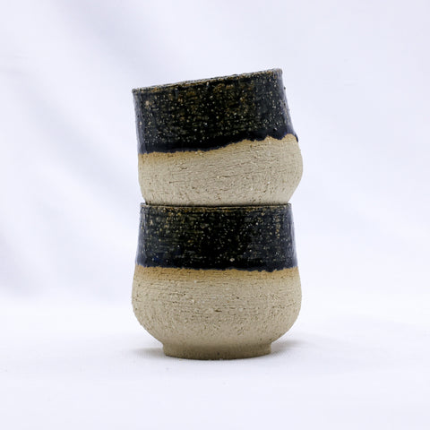 Blunero Tazza Handmade Ceramic Milled Stoneware Cappucino Mug