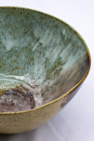 Large Saltwater Lavender Handmade Ceramic Stoneware Dinner Bowl