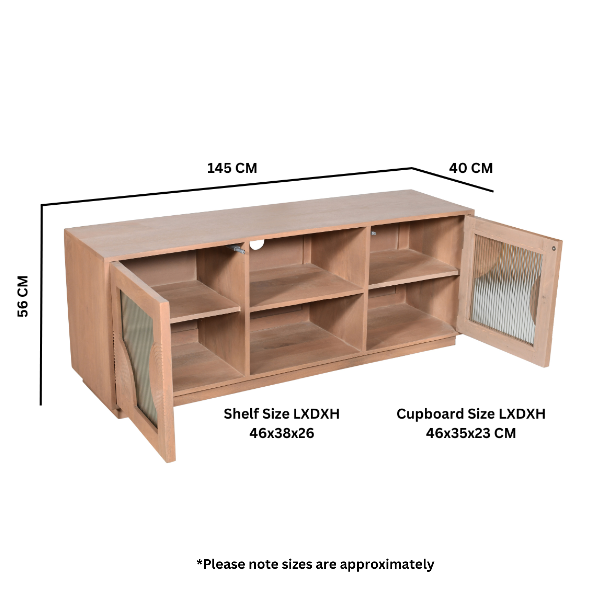 Jodhpur Solid Wood Tv Cabinet