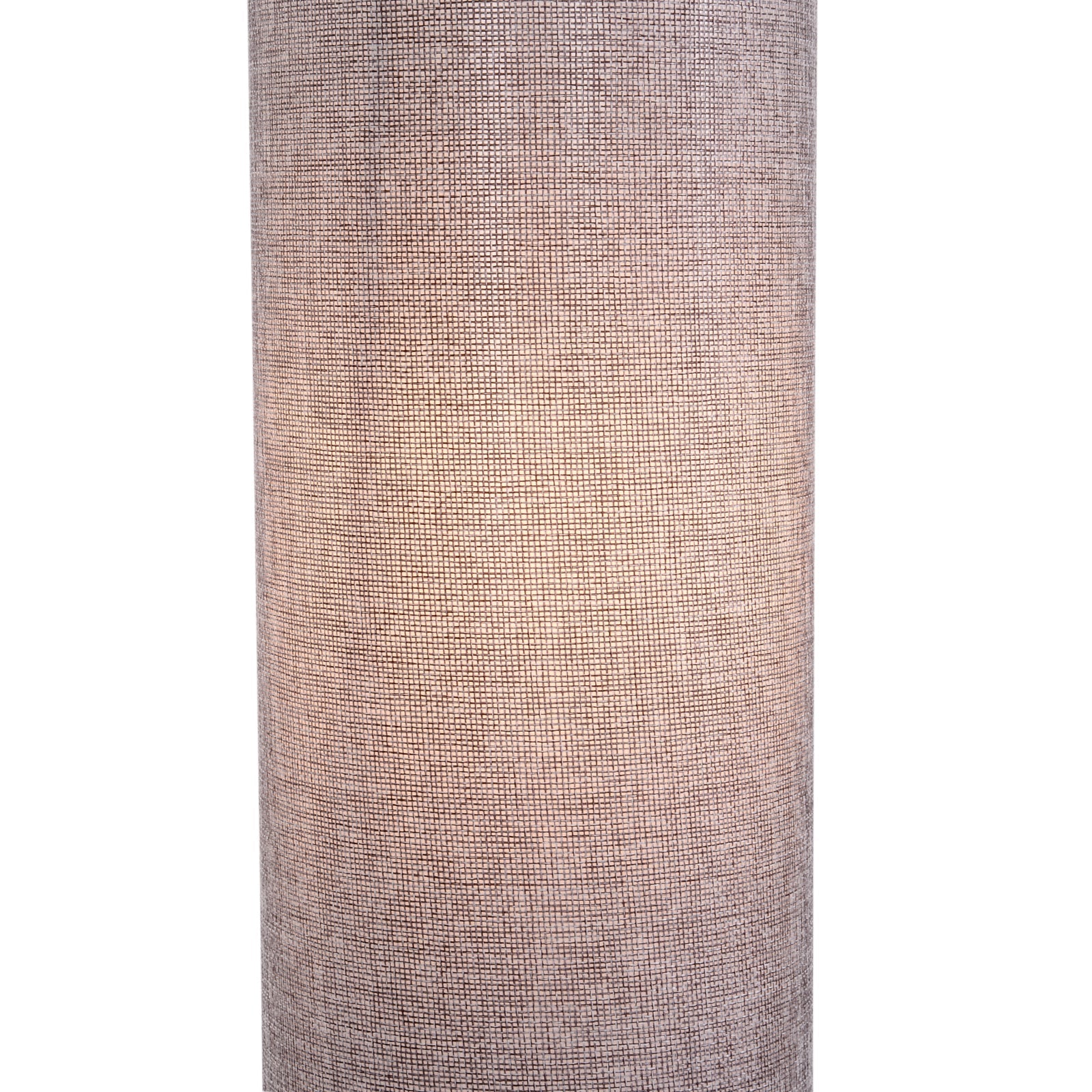 HOMCOM 47-Inch Modern Wooden Floor Lamp for Bedroom, Study or Living Space with Fabric Linen Shade (Grey)  120 CM