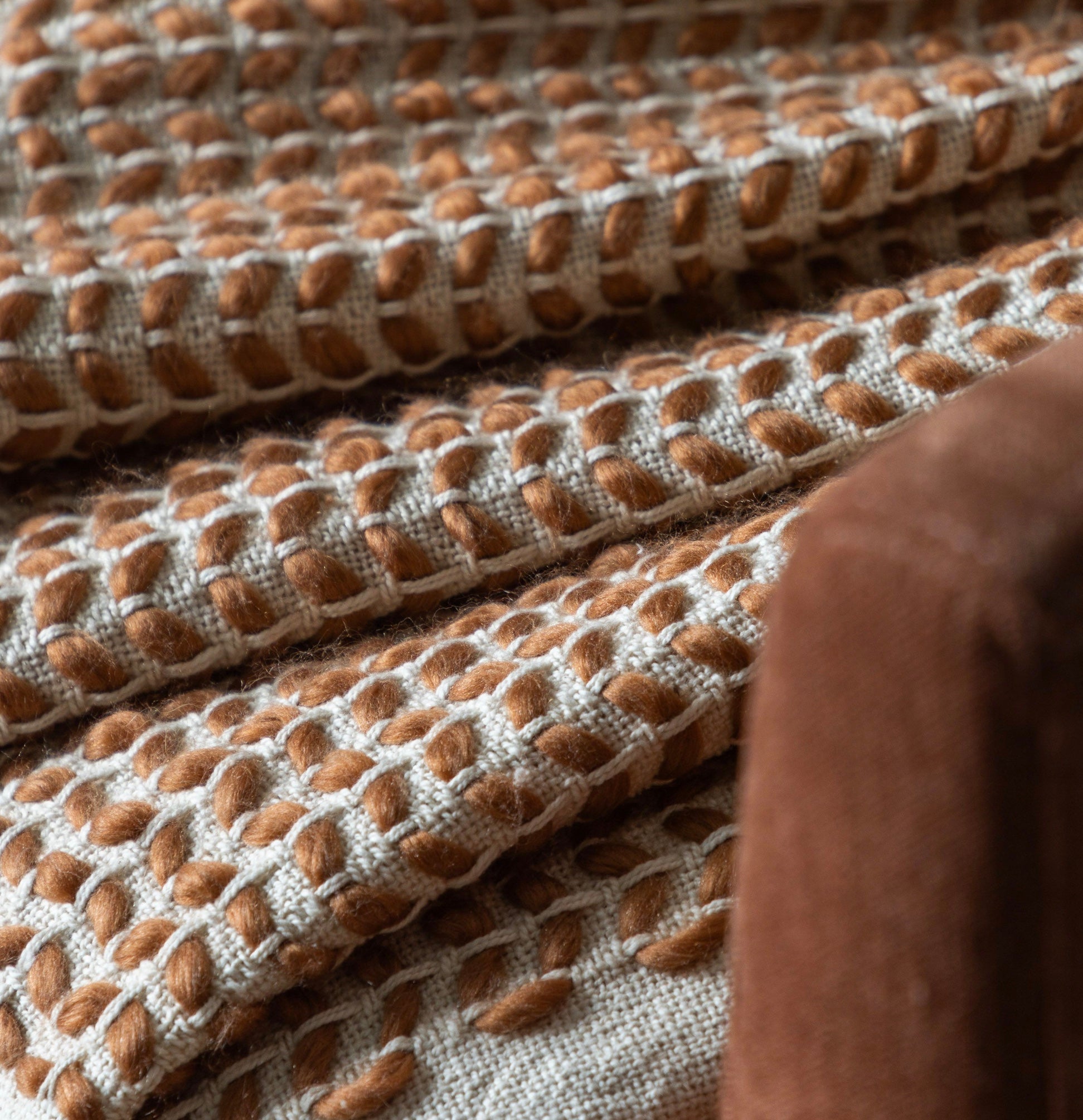 Dalton Throw 170 cm x 130 cm Rust