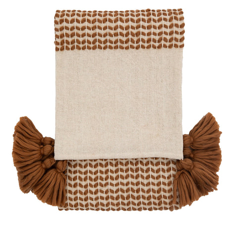 Dalton Throw 170 cm x 130 cm Rust
