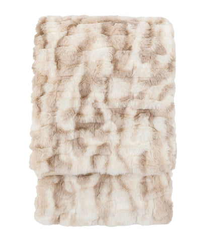 Deco Ruched Throw 170 cm x 130 cm Rabbit