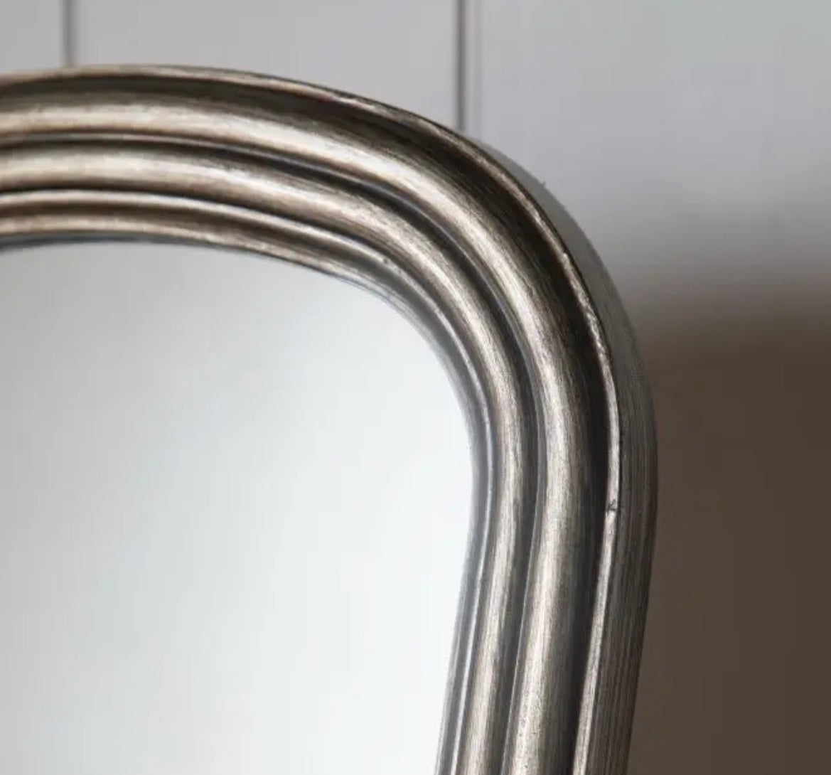 Cheval Standing Mirror Brushed Brass