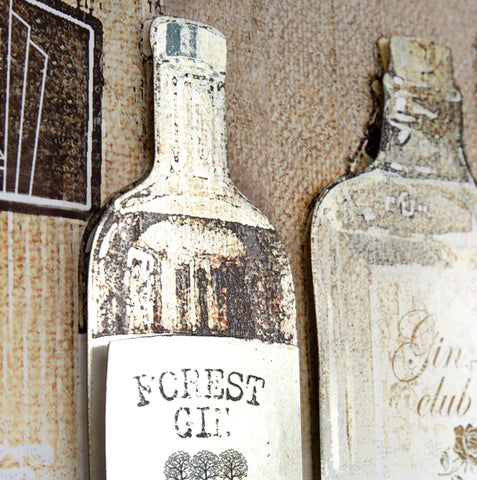 Gin Collection Artwork Framed