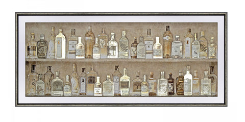 Gin Collection Artwork Framed