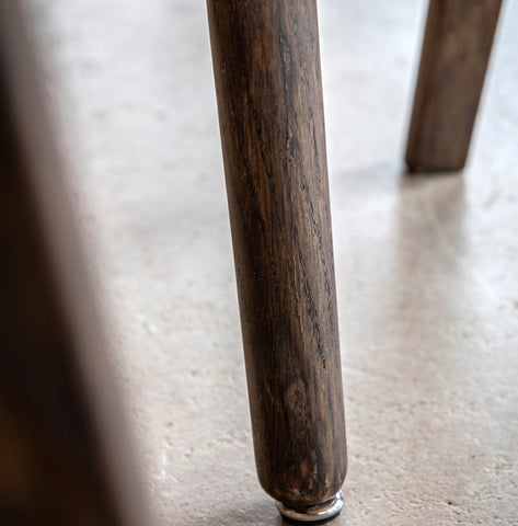 Hatton Dining Table 110cm Smoked Oak