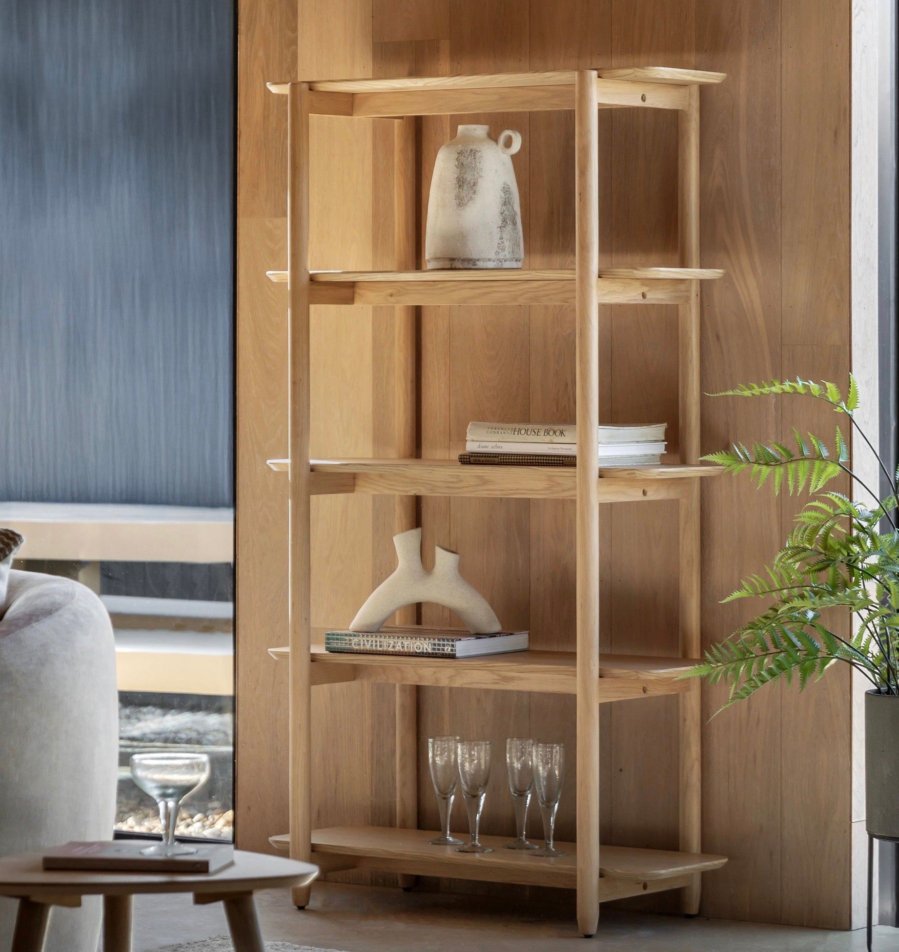 Hatton Open Display Tall Unit