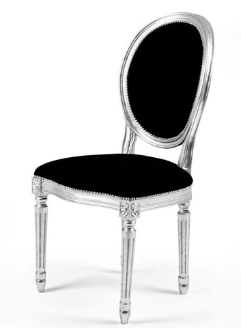 French Oval Back Plain Chair