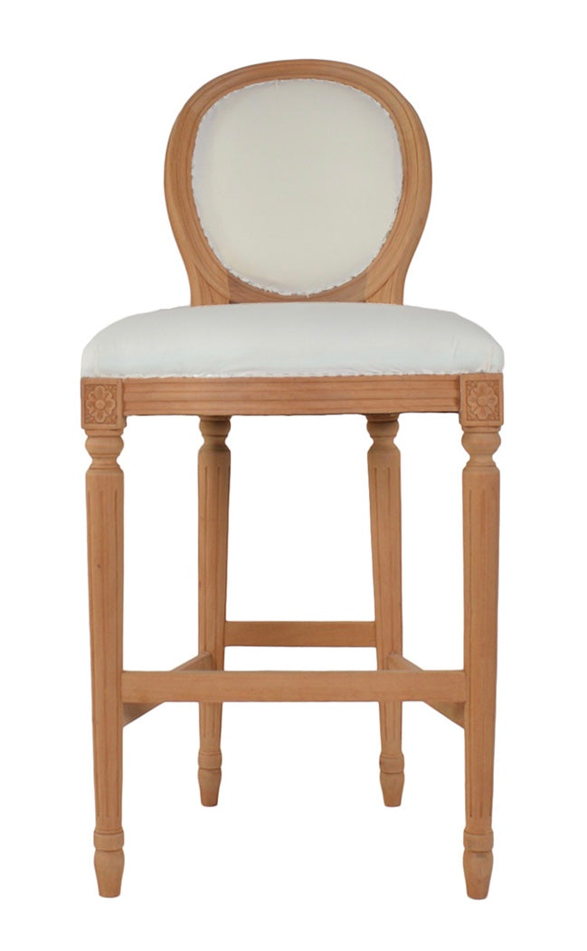 French Oval Bar Stool