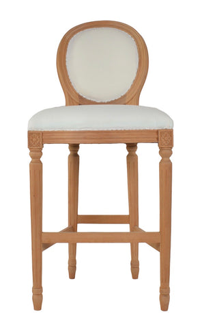 French Oval Bar Stool
