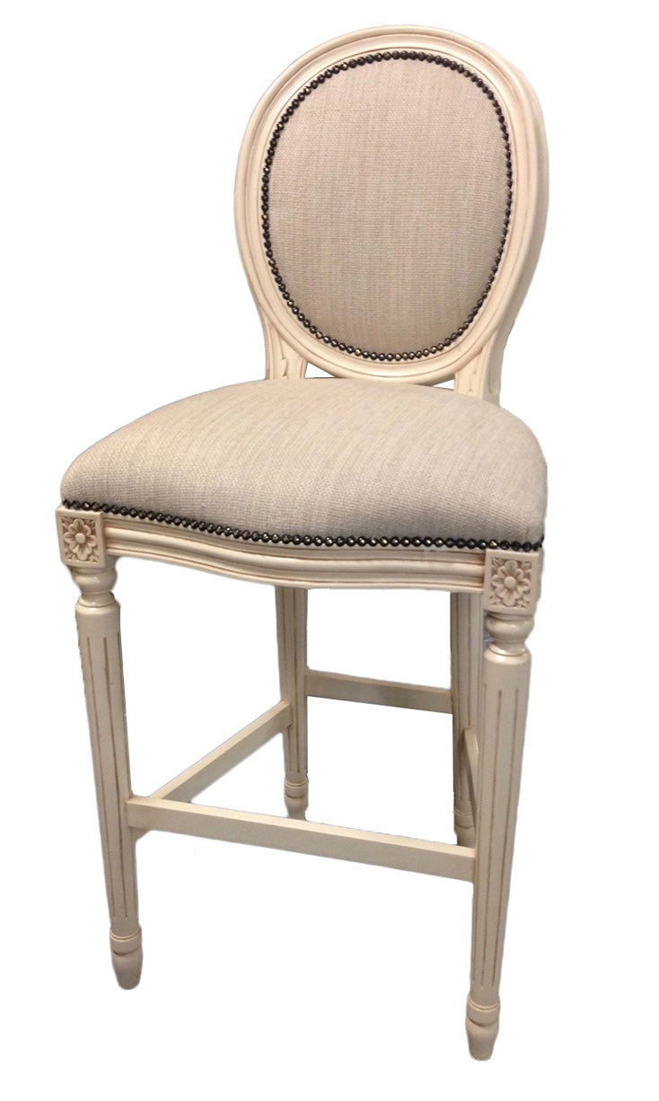 French Oval Bar Stool