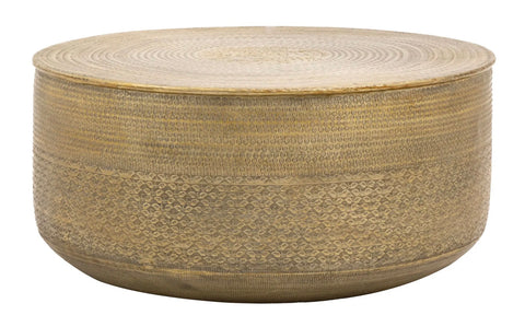 Ashah Round Coffee Table Gold