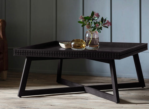 Boho Med - black coffee table