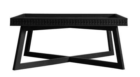 Boho Med - black coffee table