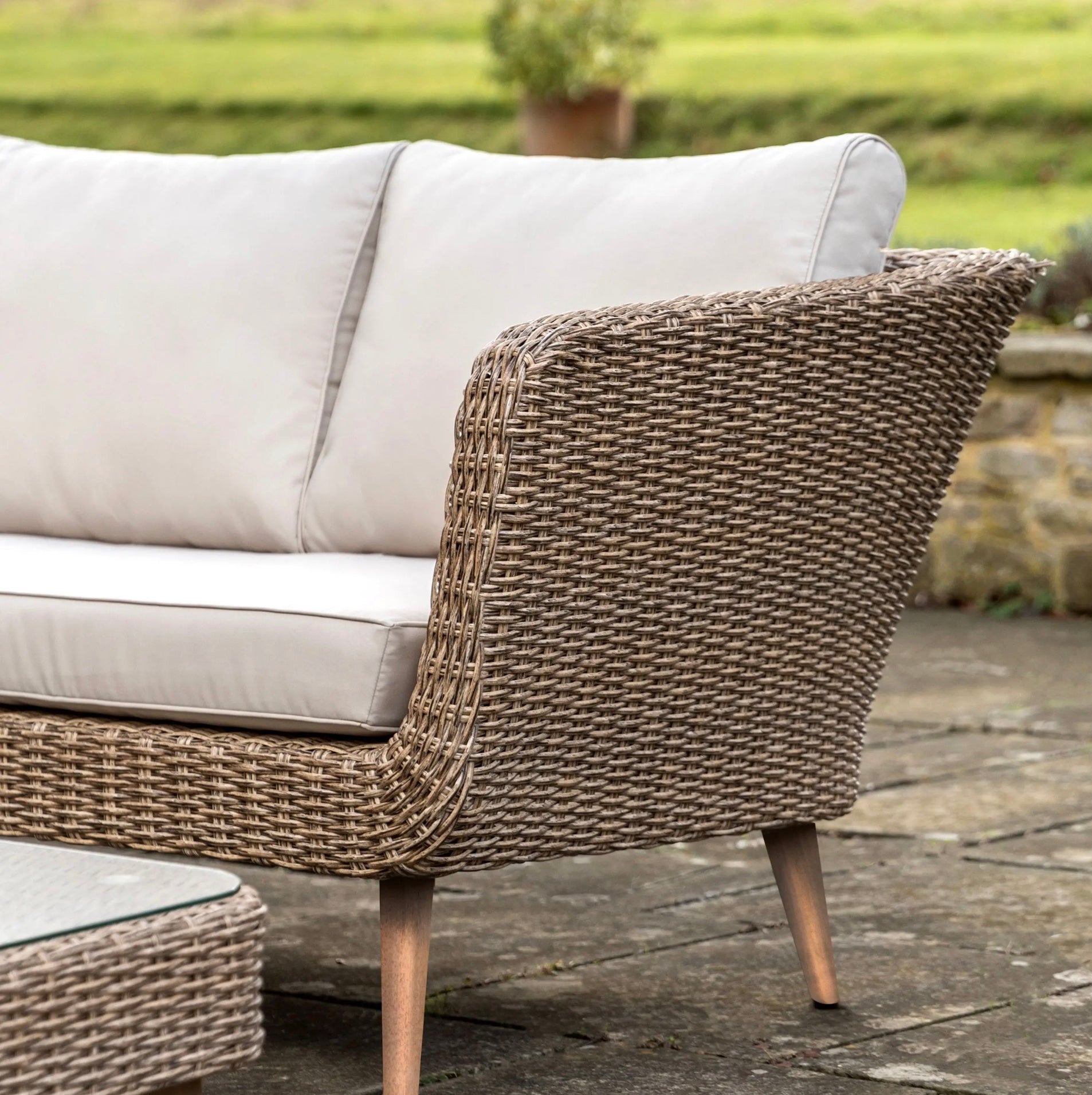 Alvena Corner 5 Seater Sofa & Table